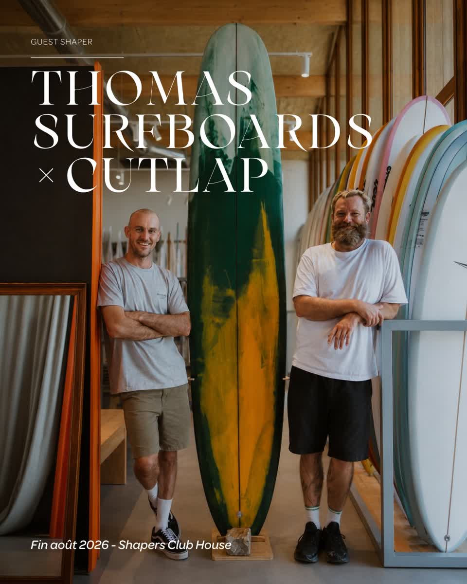 Thomas Bexon en résidence fin août : les derniers créneaux pour votre longboard sur-mesure
