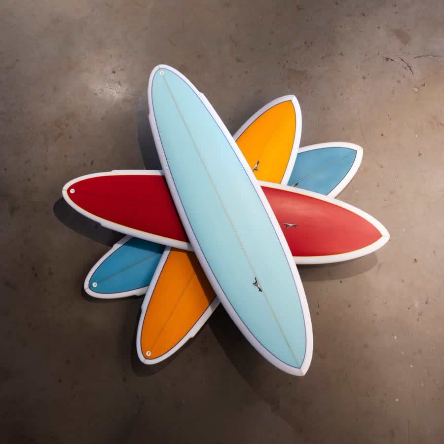 Le quiver Thomas Surfboards