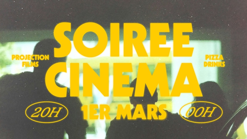 🎬 Soirée Cinéma & Pizza – Samedi 1er mars au Shapers Club House 🍕