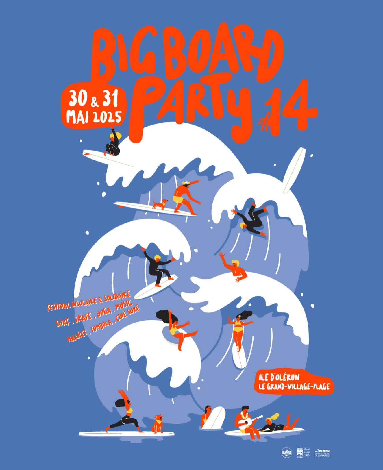 La Big Board Party revient sur l’île d’Oléron du 29 au 31 mai 2025/