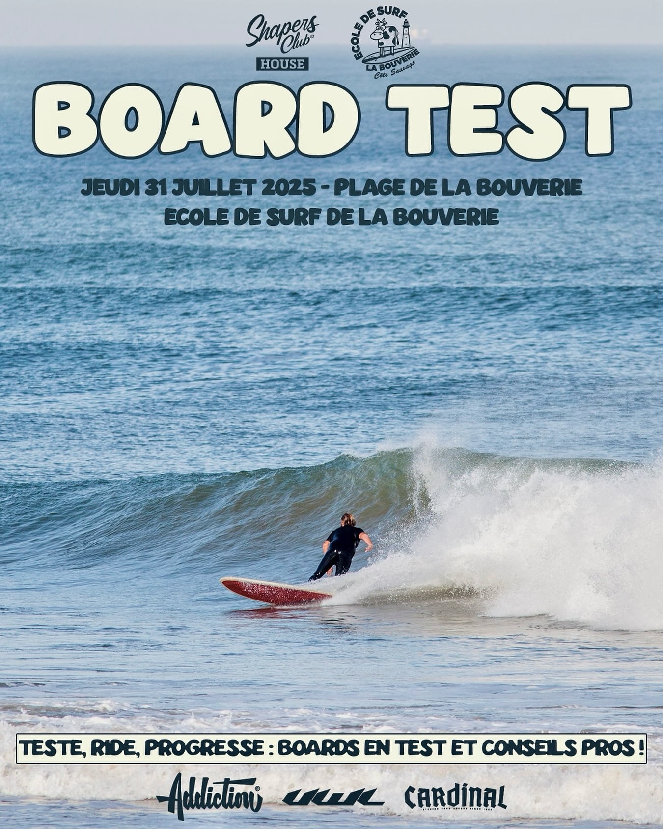 BOARD TEST – LA BOUVERIE – JEUDI 31 JUILLET 2025